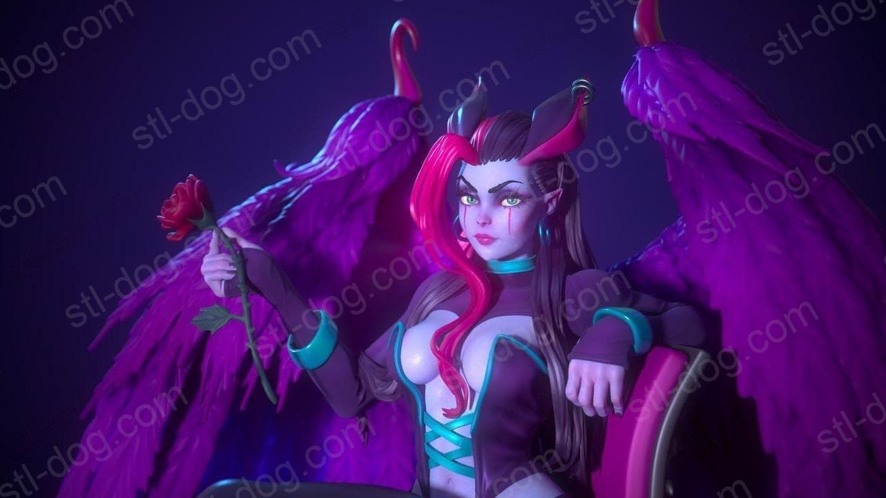 天使 恶魔 Angie 3D打印图纸